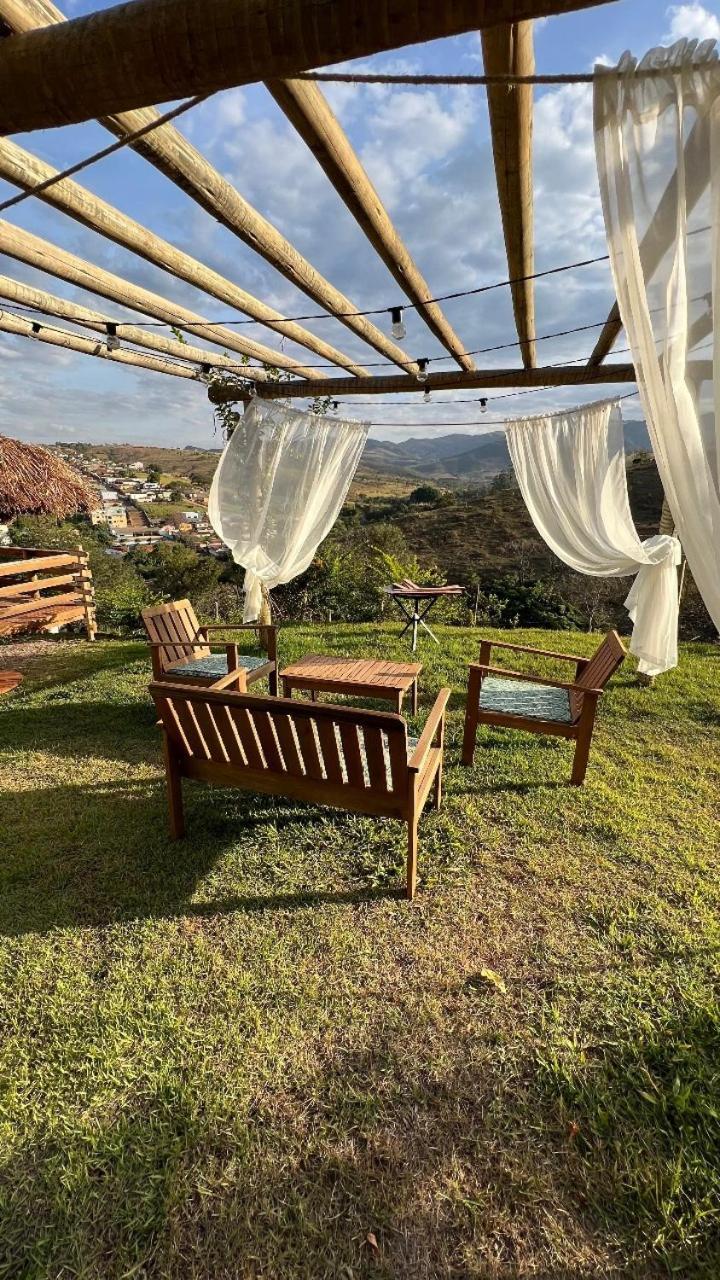 Cabana Com Vista Para Serra Da Canastra São Roque de Minas Dış mekan fotoğraf